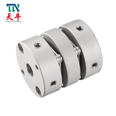 comprar Infante de marina doble de aluminio del acoplamiento de eje flexible de la precisión del tornillo de presión online manufacture